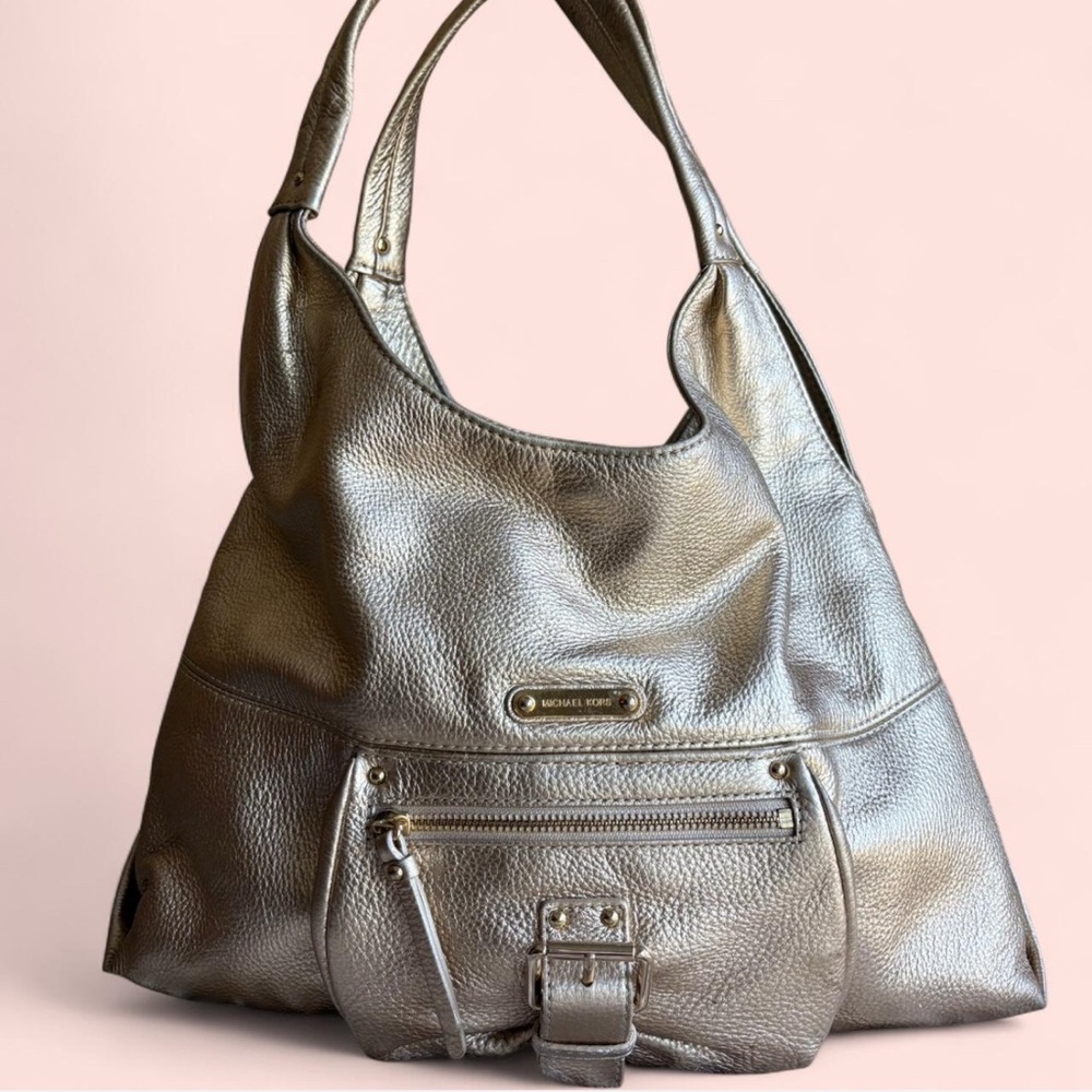Michael Kors Light Gold XL Shoulder Bag